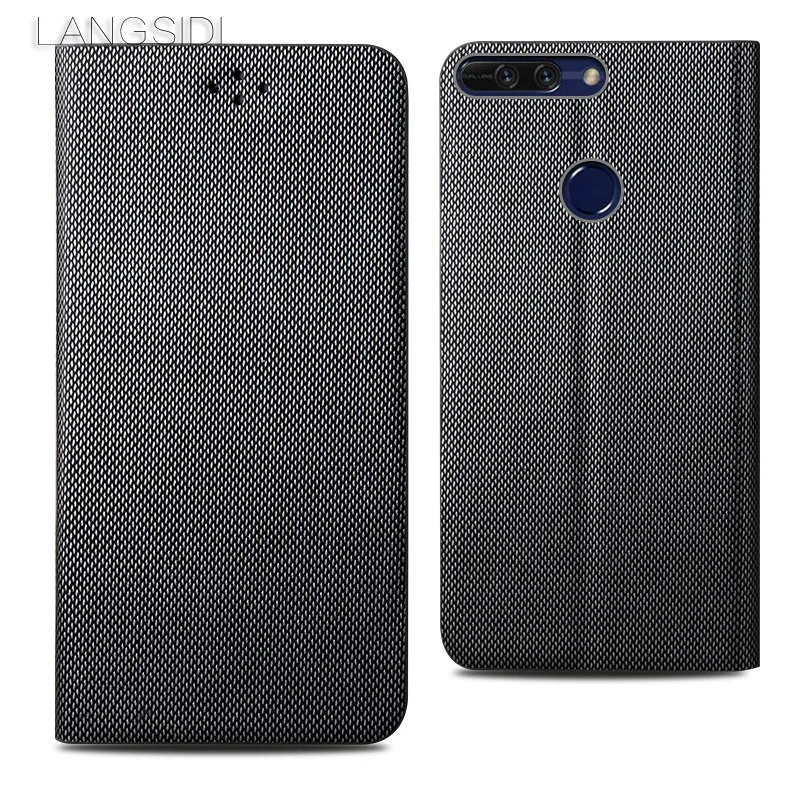 

wangcangli phone case Clamshell diamond pattern Magnetic deduction mobile phone case For huawei Nova2 mobile phone case