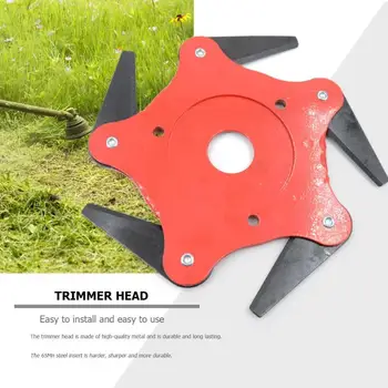 

3T/ 5T/ 6T Garden Lawn Mower Blade Manganese Steel Grass Trimmer Brush Cutter Head For Garden Lawn Machine Accessories Easy Cut