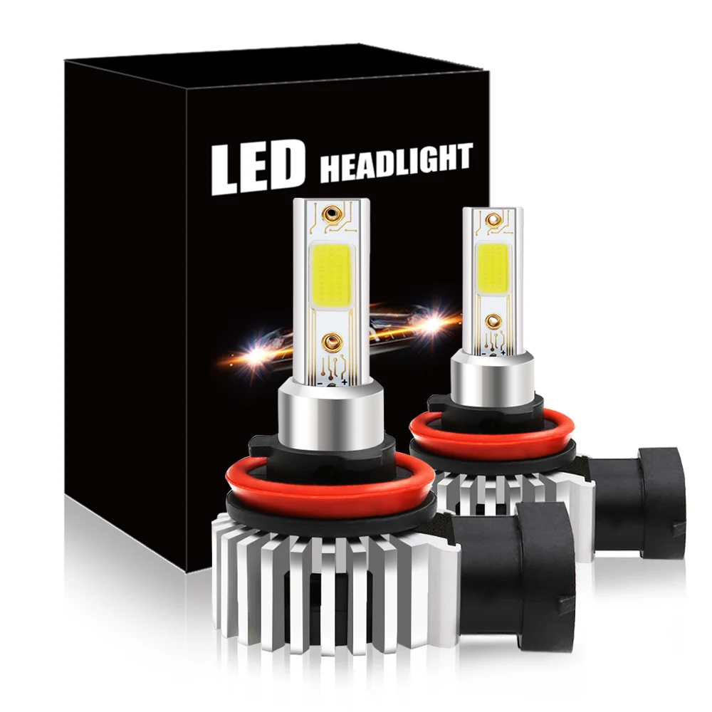 CANBUS светодиодный автомобильный H11/H8 9005 9006 лампы для фар без ошибок 13200Lm 60 Вт/пара