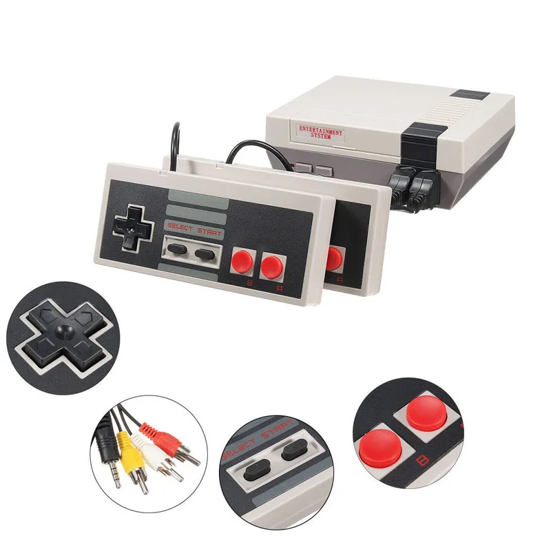 

Mini Video Game Consoles AV Famaily 8-bit Video Games for Nes Games with 620 Classical Games Portable
