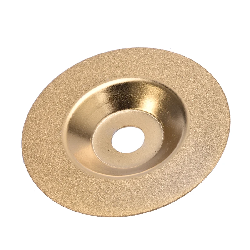 100 мм Золотое алмазное титановое шлифовальное колесо пила Циркулярный режущий диск фрезерный инструмент точилка угловая шлифовальная машина аксессуары