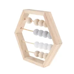Детская ранняя развивающая головоломка, игрушка Детские деревянные бусины счетная игрушка для детей ясельного возраста для математики