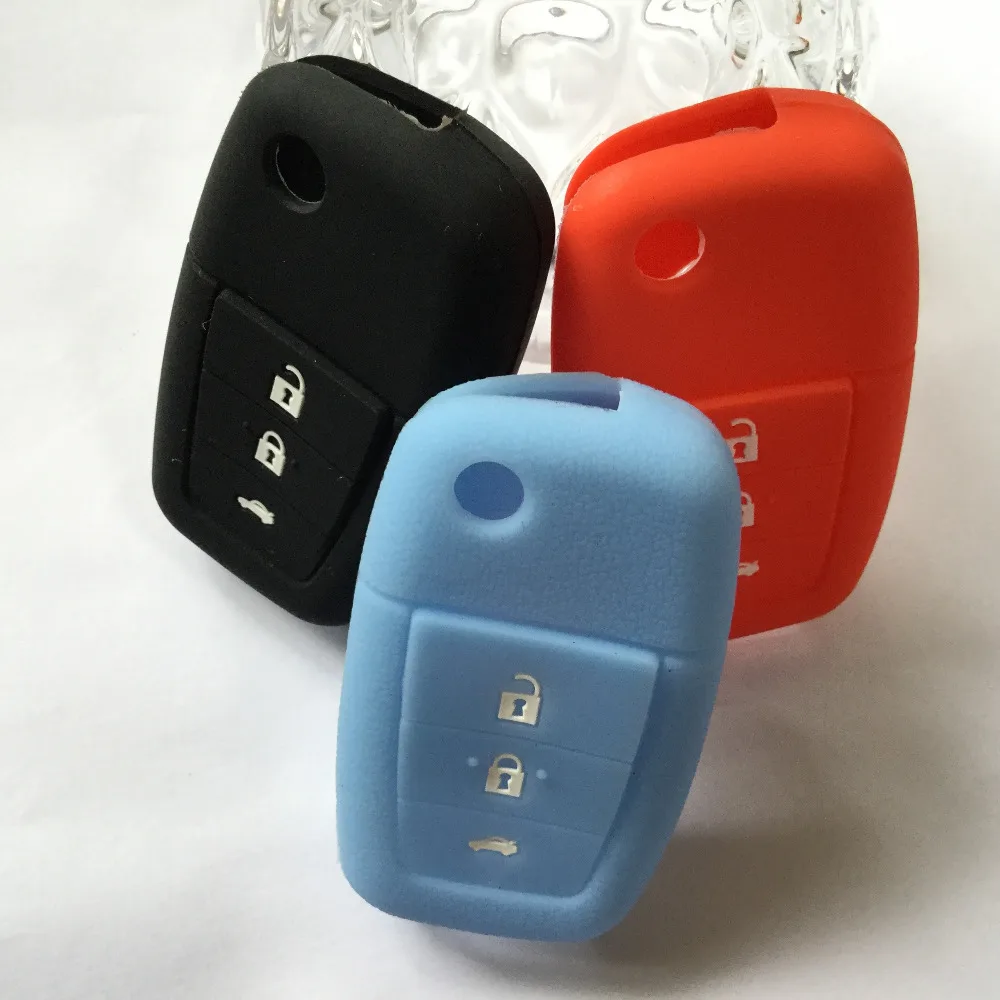 

Flip Key Cover Silicone Remote Case For HOLDEN VE COMMODORE HSV OMEGA SV6 SSV 3 Button Key Shell with 1 Panic