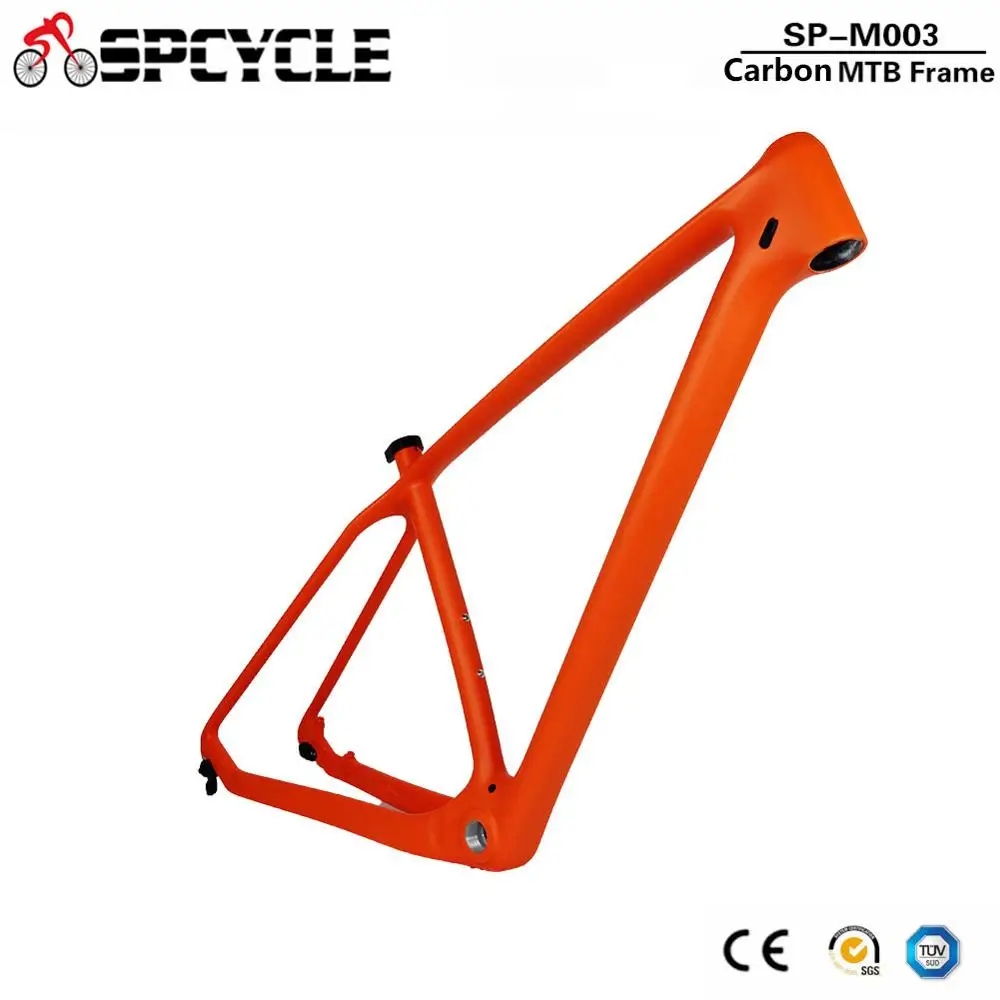 Cheap Spcycle 27.5er 29er Full Carbon MTB Bicycle Frame 650B Mountain Bike Carbon Frames BSA 73mm Compatible with 142*12mm and 135*9mm 3 Cheap Spcycle 27.5er 29er Full Carbon MTB Bicycle Frame 650B Mountain Bike Carbon Frames BSA 73mm Compatible with 142*12mm and 135*9mm 3