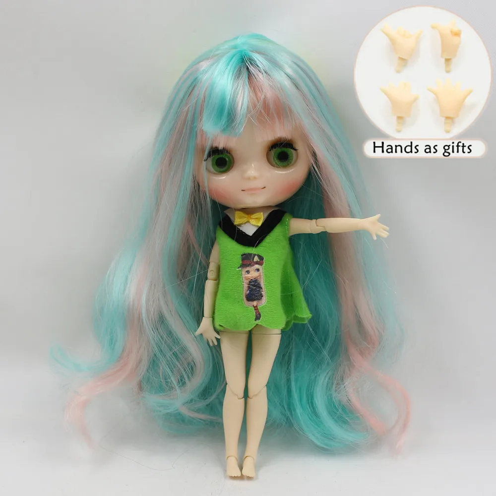 

Free shipping Middie blyth Doll 210BL1010/4003/3208 colorful hair with bangs 1/8 doll, 20cm doll