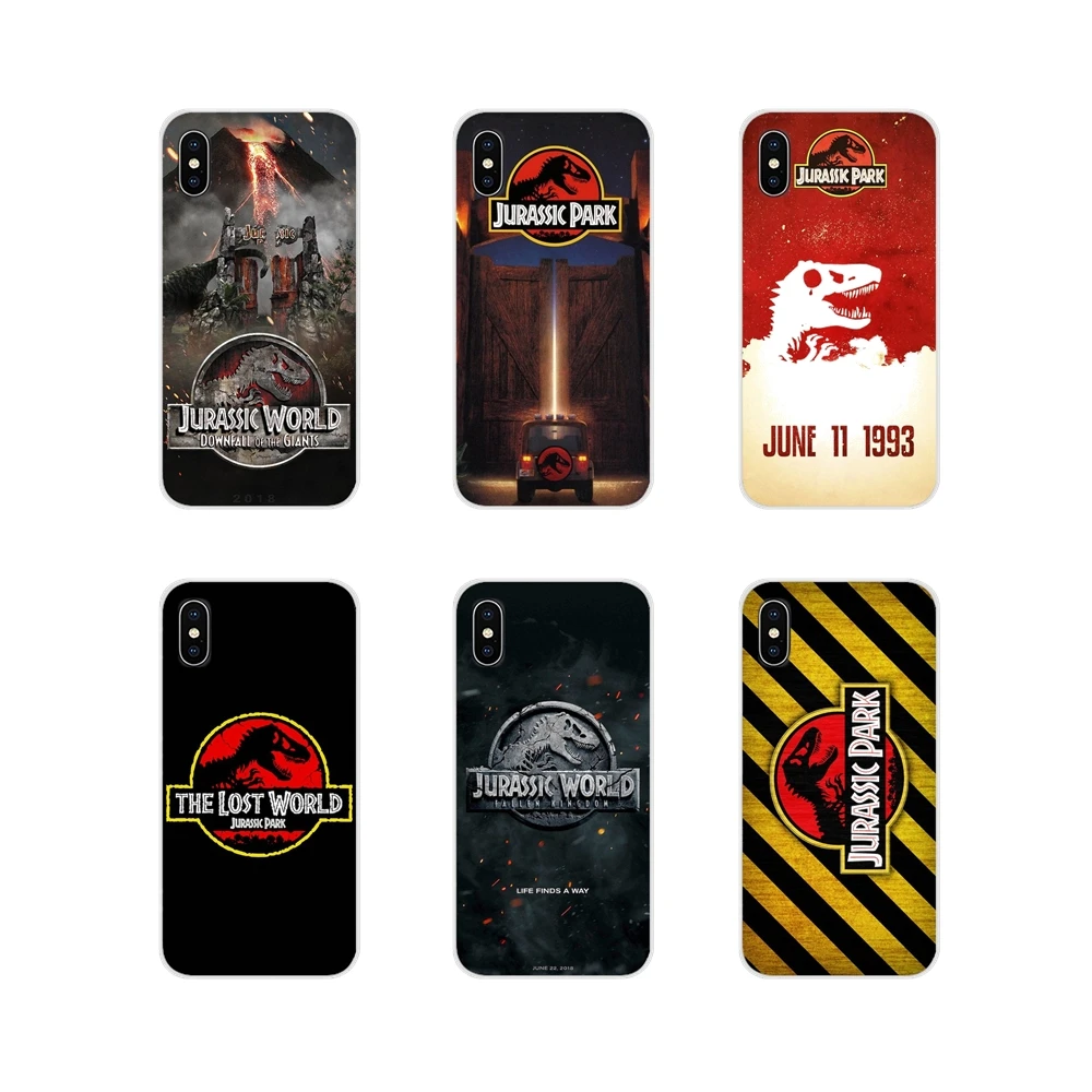 Jurassic Park 1993 Movie Poster Accessories Shell Covers For Xiaomi Mi6 A1 5X 6X Redmi Note 5 5A 4X 4A 4 3 Plus Pro pocophone F1 | Мобильные