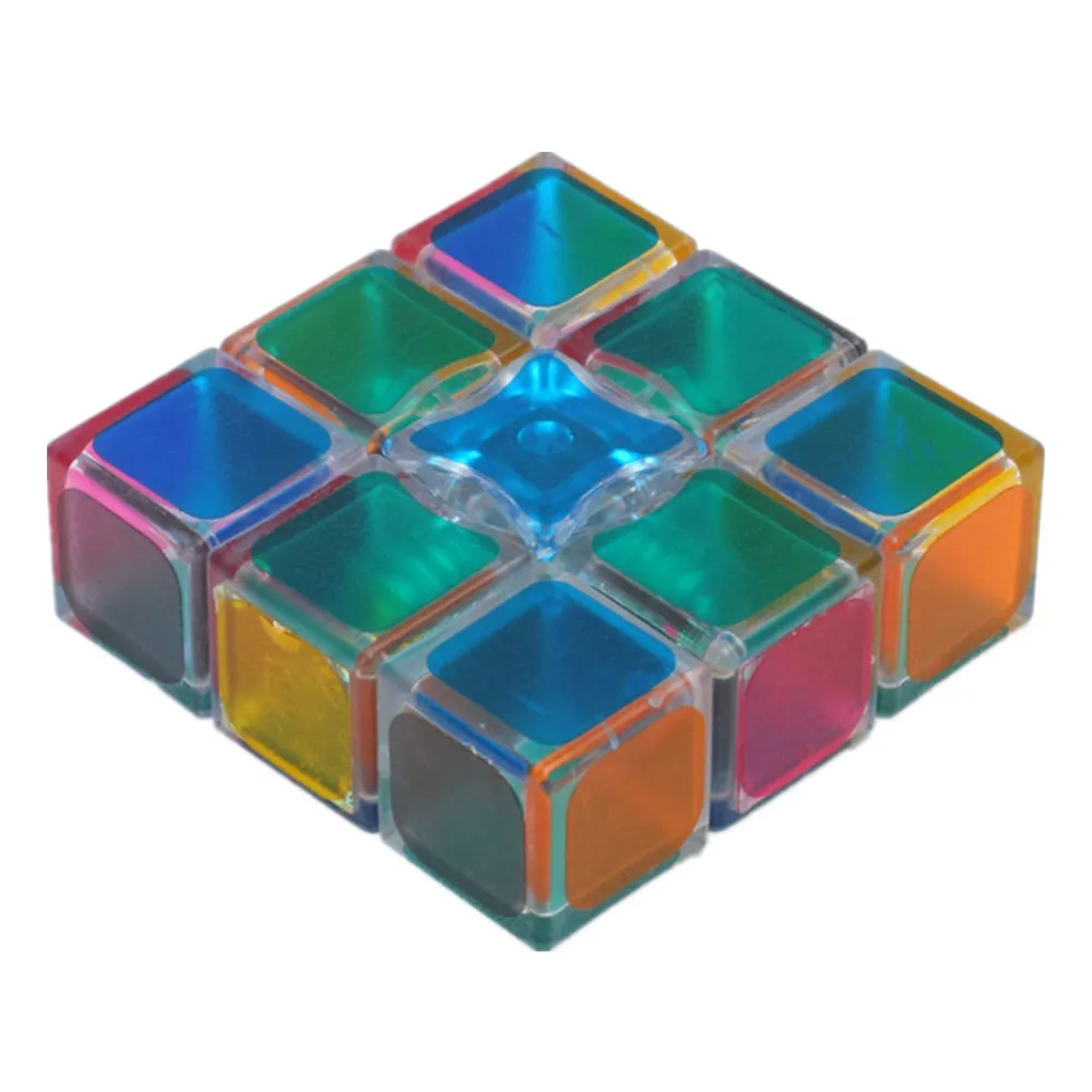 Zcube разведки Тесты 1x3x3 133 Прозрачный Красный Скорость Magic Cube игра-головоломка кубики специальные развивающие игрушки для детей