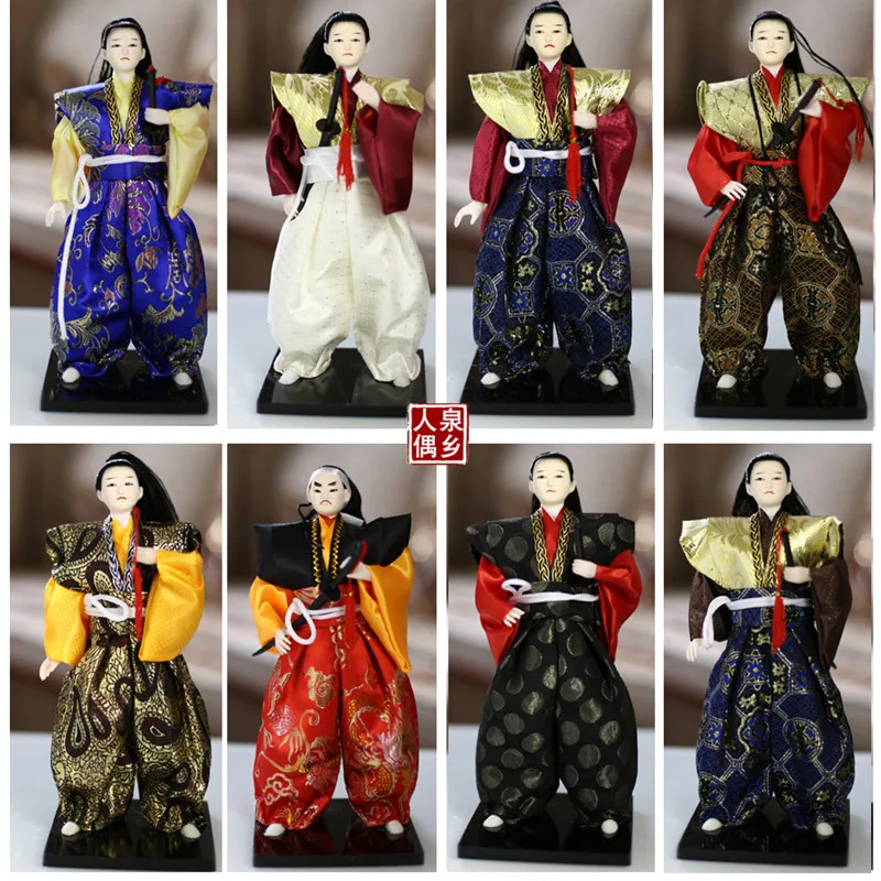 

Japanese Dolls Japanese Samurai Resin Dolls Humanoid Doll Japanese Home Decoration Doll Holiday Gift On Base Ningdie Artwork