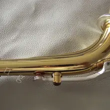 Совершенство Alto Eb Саксофон шеи Золотой корпус+ с серебряным покрытием Ключи