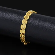 Бесконечная любовь Золотое сердце браслет женский, ретро дешевый золотой цвет ручная цепочка роскошный женский браслет, Африканское украшение