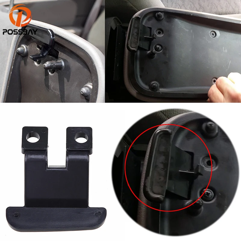 

POSSBAY Car Center Console Armrest Latch for Chevy GMC 2002 2003 2004 2005 2006 2007 2008 2009 Black Armrest Repair Cover