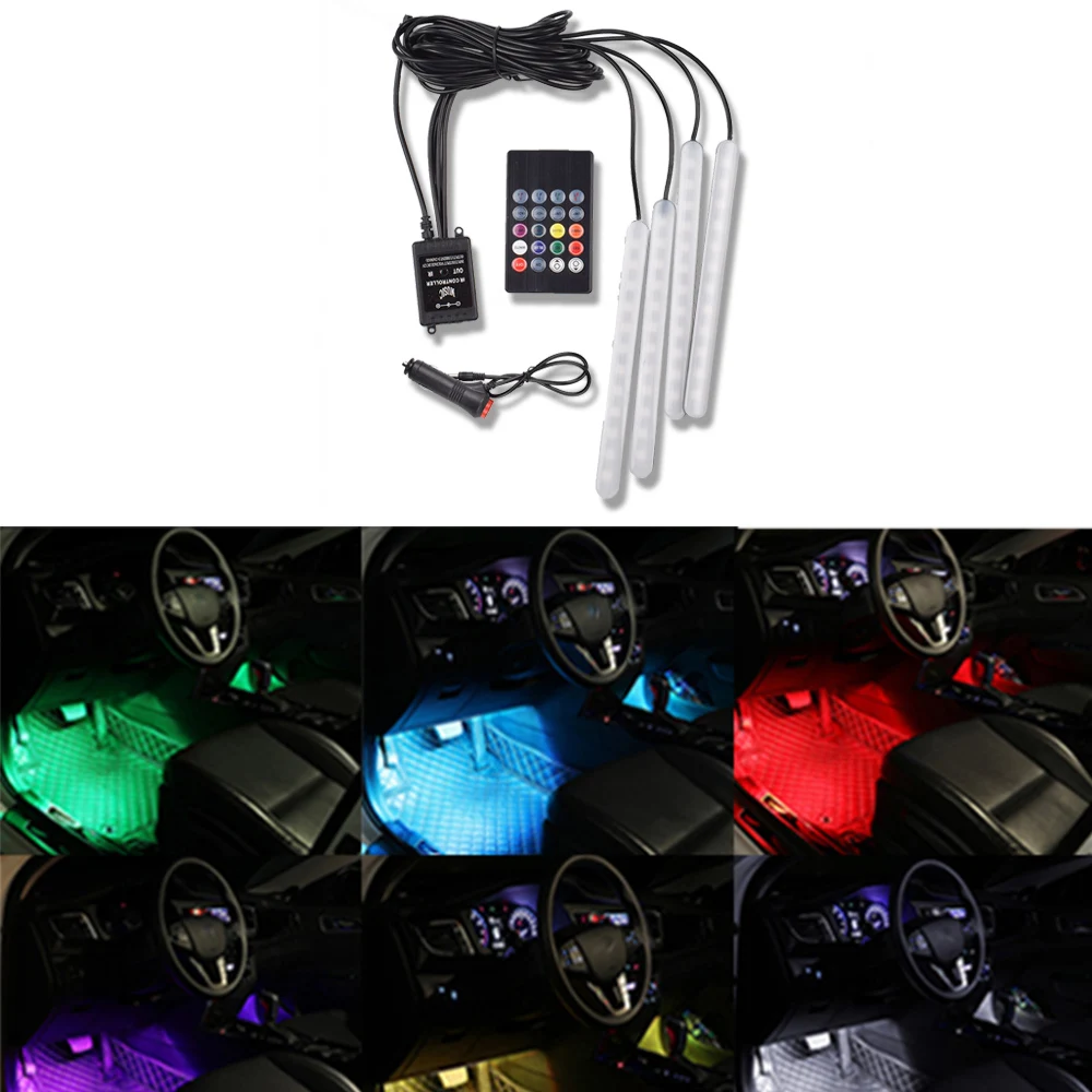 

Car RGB LED Colorful Decorative Atmosphere Lamps Interior Light Remote Control For BMW All Model F32 G30 F12 F13 F06 G11 G14 G15