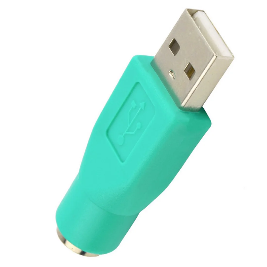 

centechia USB to PS2 interface Green converter PS / 2 to USB adapter head to U port USB switch keyboard mouse plug