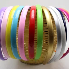 10 смешанных цветов пластиковый ободок для волос головная повязка 12 мм(1/") Аксессуары для волос