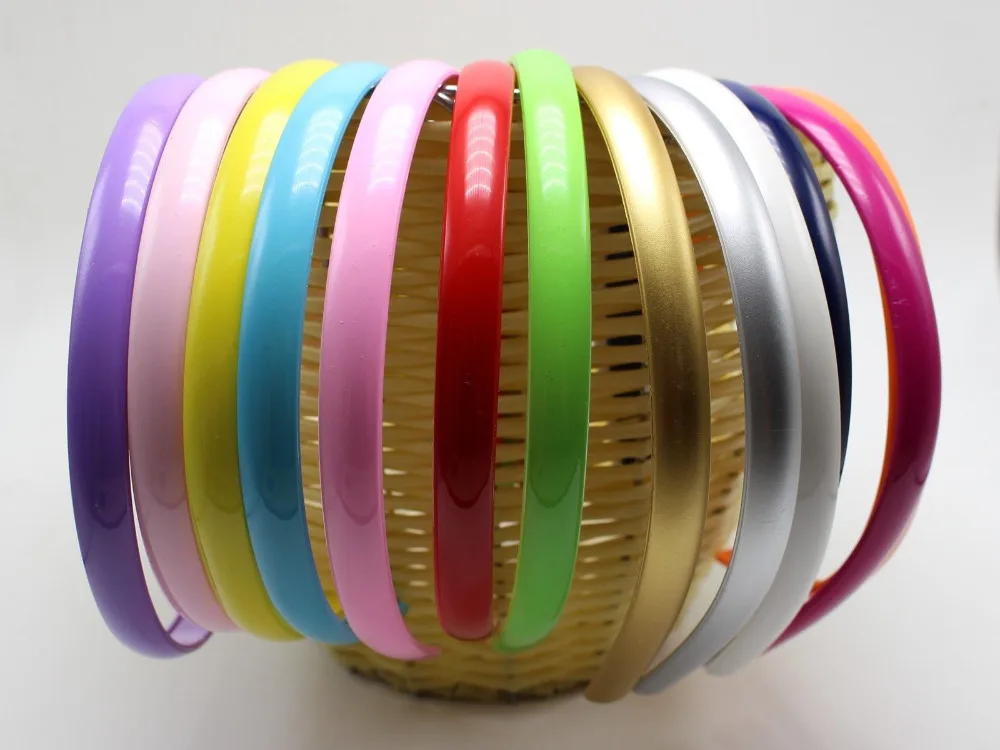 

10 Mixed Color Plastic Hair Band Headband 12mm(1/2") Hair Accessories