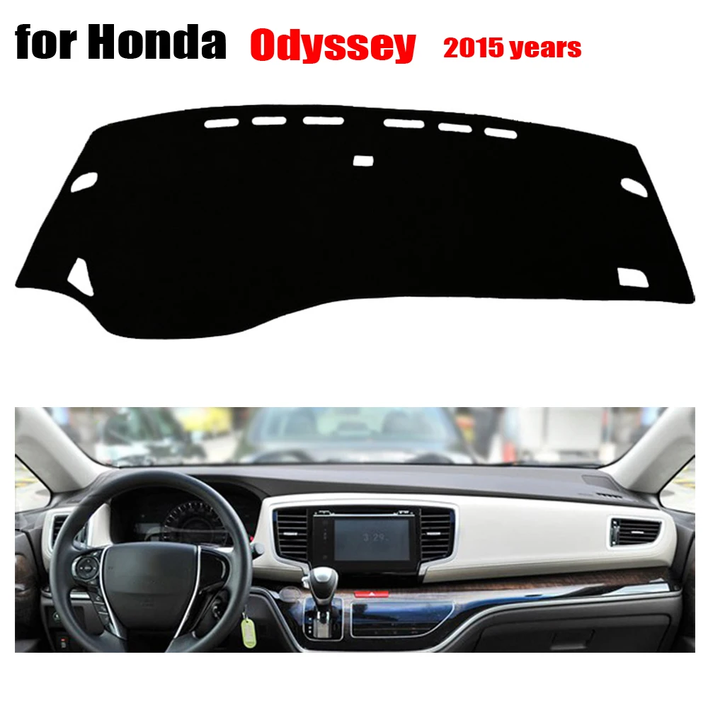 RKAC Custom fit автомобильные чехлы на приборную панель для Honda New ODYSSEY левый руль тире Чехлы тире коврик авто аксессуары для приборной панели