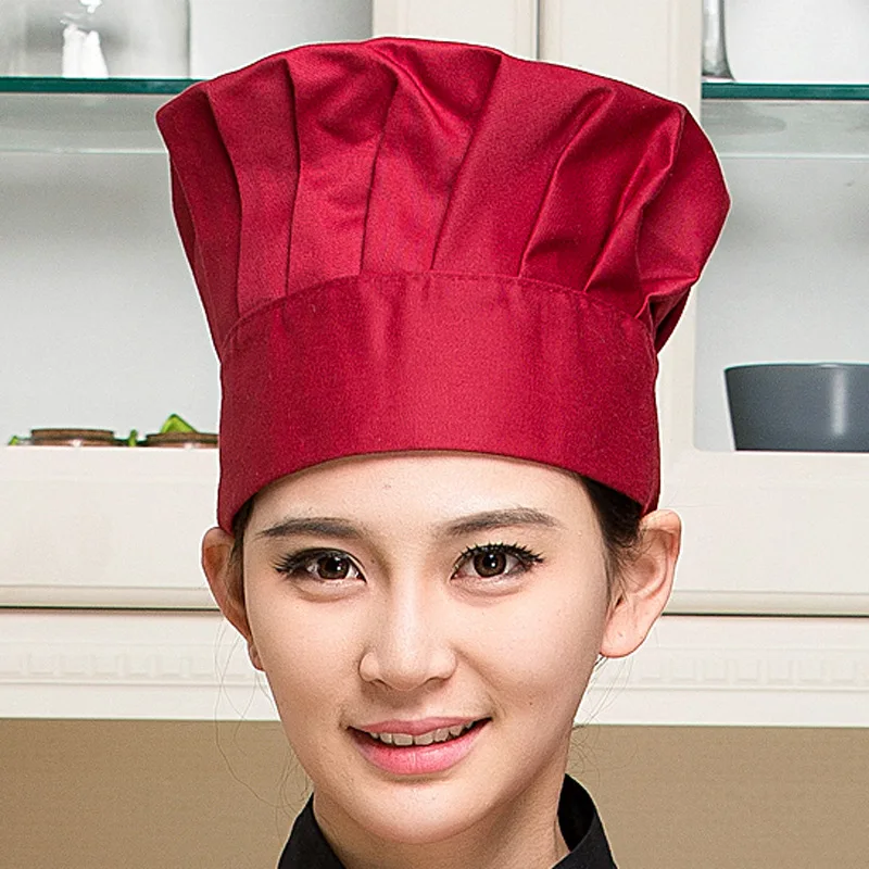 New Cooking Cap Cafe Restaurant Working Cap Multicolor Working Cap Chef