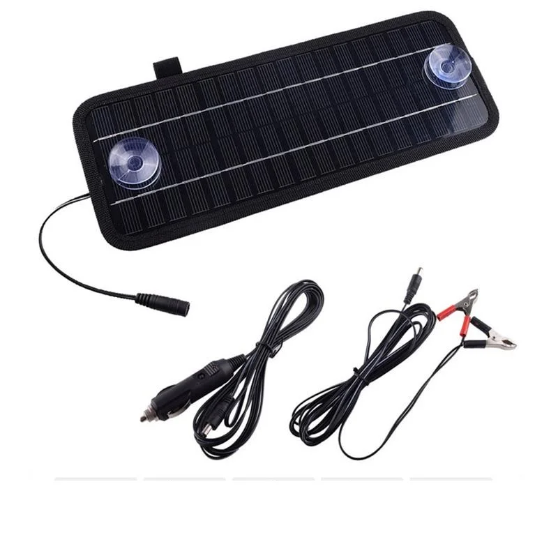

18V 12V 4.5W Solar Panel Portable Monocrystalline Solar Charger Module For Car Automobile Boat Rechargeable Power Battery New