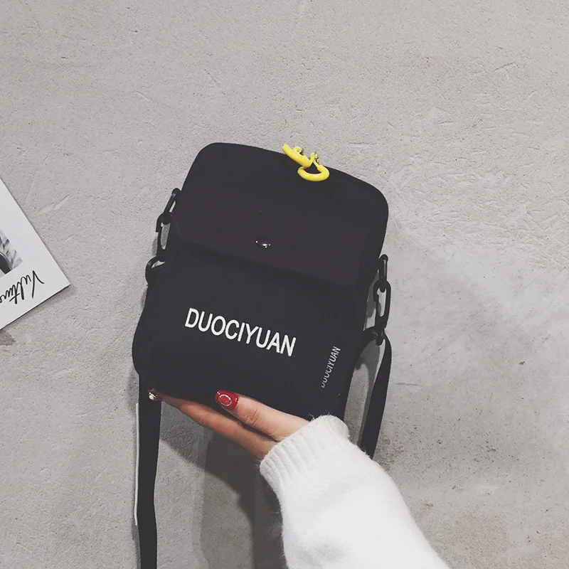 2018 Women Shoulder Bags Solid Zipper Bags Men Small Black Canvas Crossbody Bags Female 2018 Women Shoulder Bags Solid Zipper Bags Men Small Black Canvas Crossbody Bags Female
