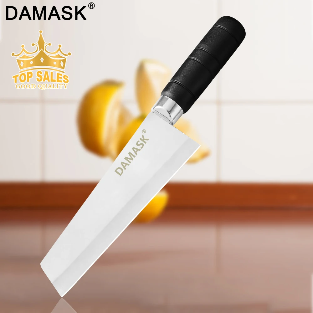 Дамасский " дюймовый кухонный нож, Профессиональный кухонный нож шеф-повара из нержавеющей стали, овощной нож Nakiri для мяса, аксессуары для приготовления пищи
