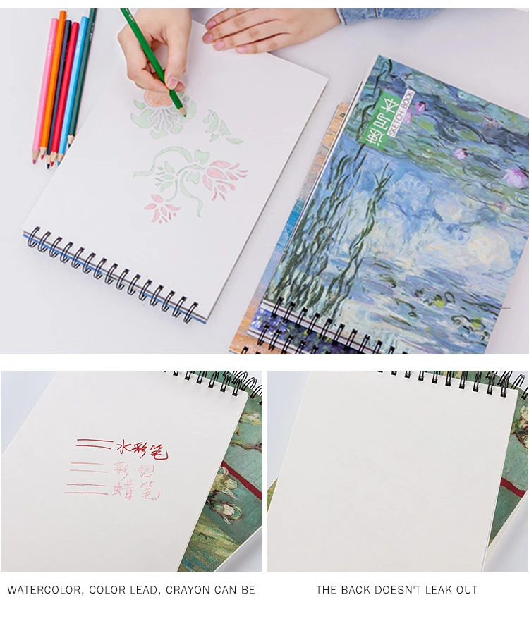 Портативная книга-дневник для рисования с рисунком граффити, мягкая обложка, записная книжка для эскизов, блокнот, офисные школьные принадлежности, подарок