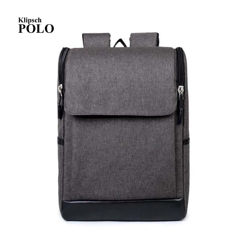 

Casual Solid Color Material Nylon Unisex Backpack Multi-functional 15.6 Student Schoolbag Simple Bag