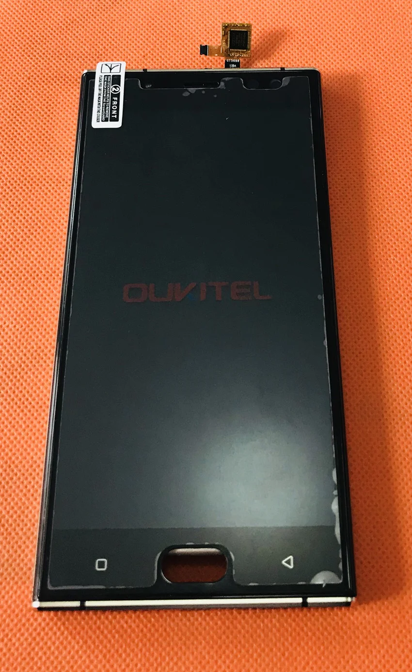  Used Original LCD Display Screen + Touch Screen + Frame for Oukitel K3 MTK6750T Octa Core 5.5 Inch 