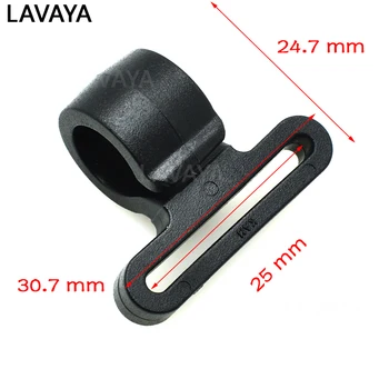 

1"Plastic Snap Hooks Backpack Buckles Black Webbing 25mm 1pcs/Pack