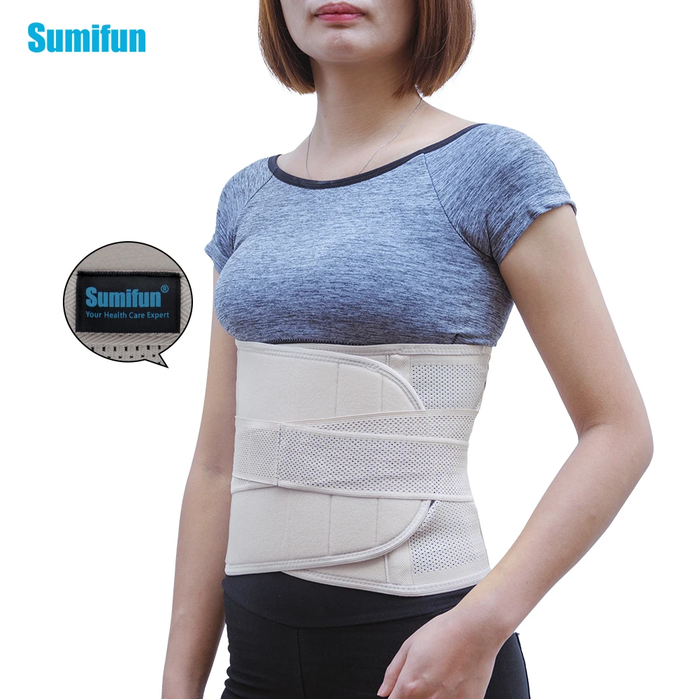 

Sumifun Men And Women Adjustable Elstiac Waist Belt Lumbar Back Support Exercise Belts Brace Support Slimming Belt Z701