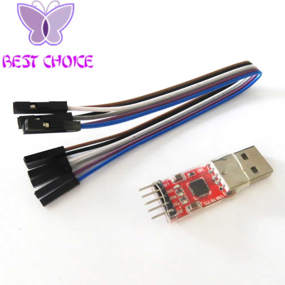 1 шт. CP2102 модуль USB к TTL Серийный UART STC Скачать кабель PL2303 супер щетка линия