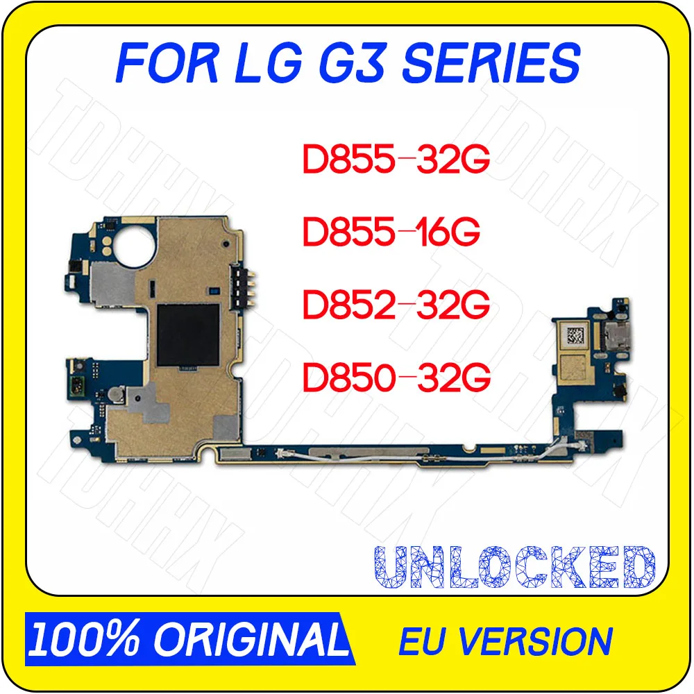 Для материнской платы LG G3 D855 D850 D852 с системой Android, разблокирован для материнской платы LG G3