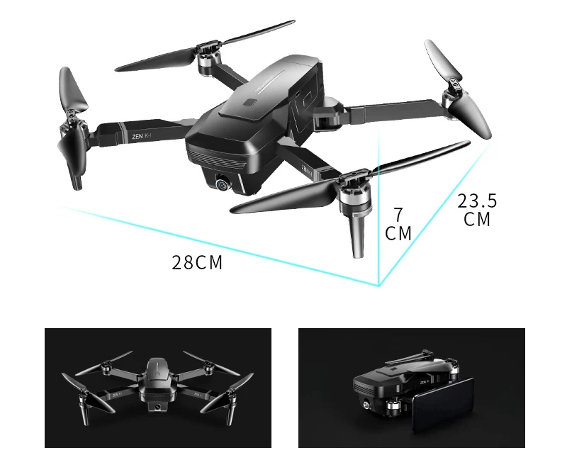 HD Dual Camera 5G WiFi FPV Brushless
