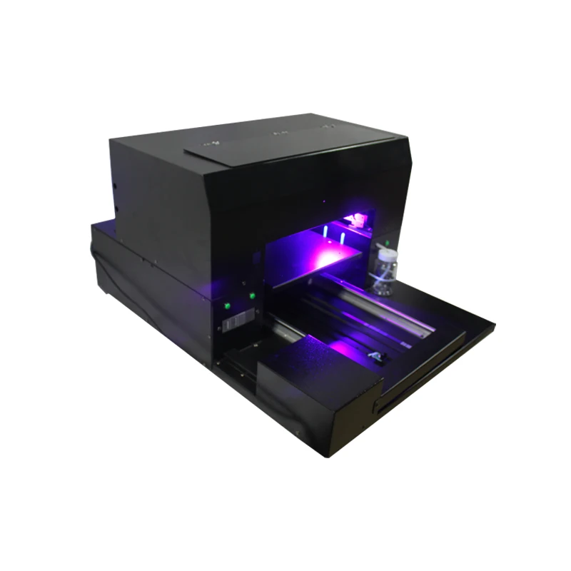without UV ink Высококачественный и Экономичная цена A3 размер УФ принтер и многоцелевой материал: водонепроницаемый Светодиодный лампа УФ принтер DHL - Цвет: without UV ink