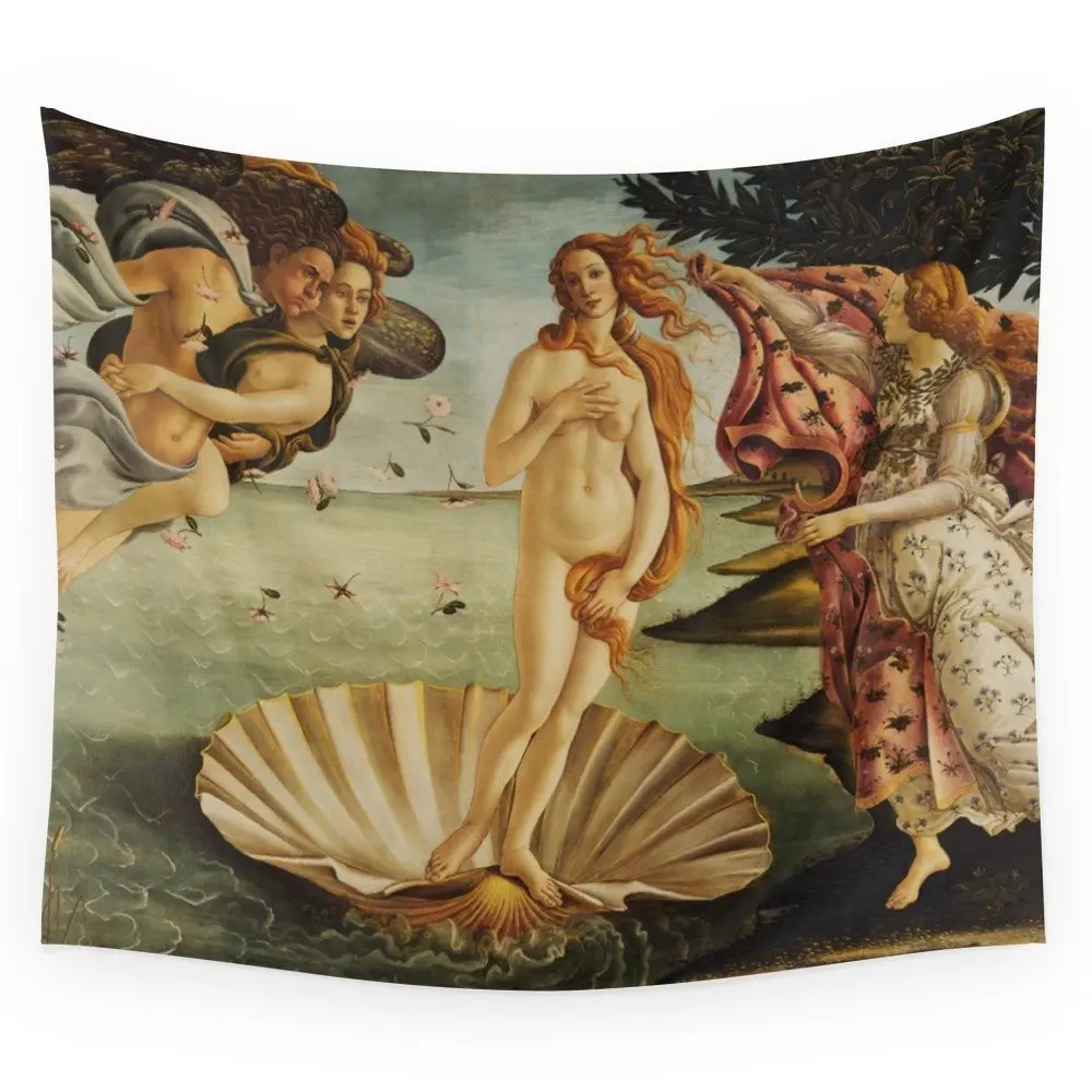 

The Birth Of Venus By Sandro Botticelli Wall Tapestry Small