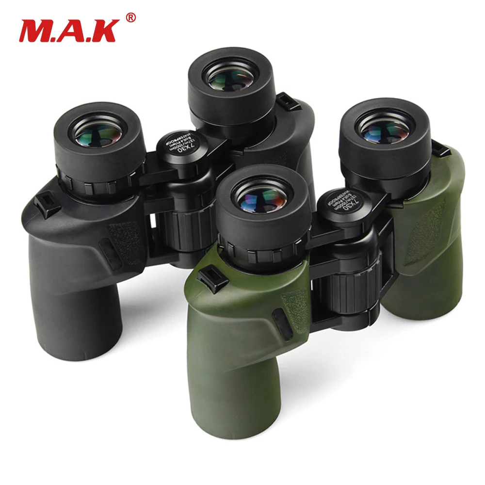 Powerful 7x30 HD Green Coating Binoculars Center Focusing