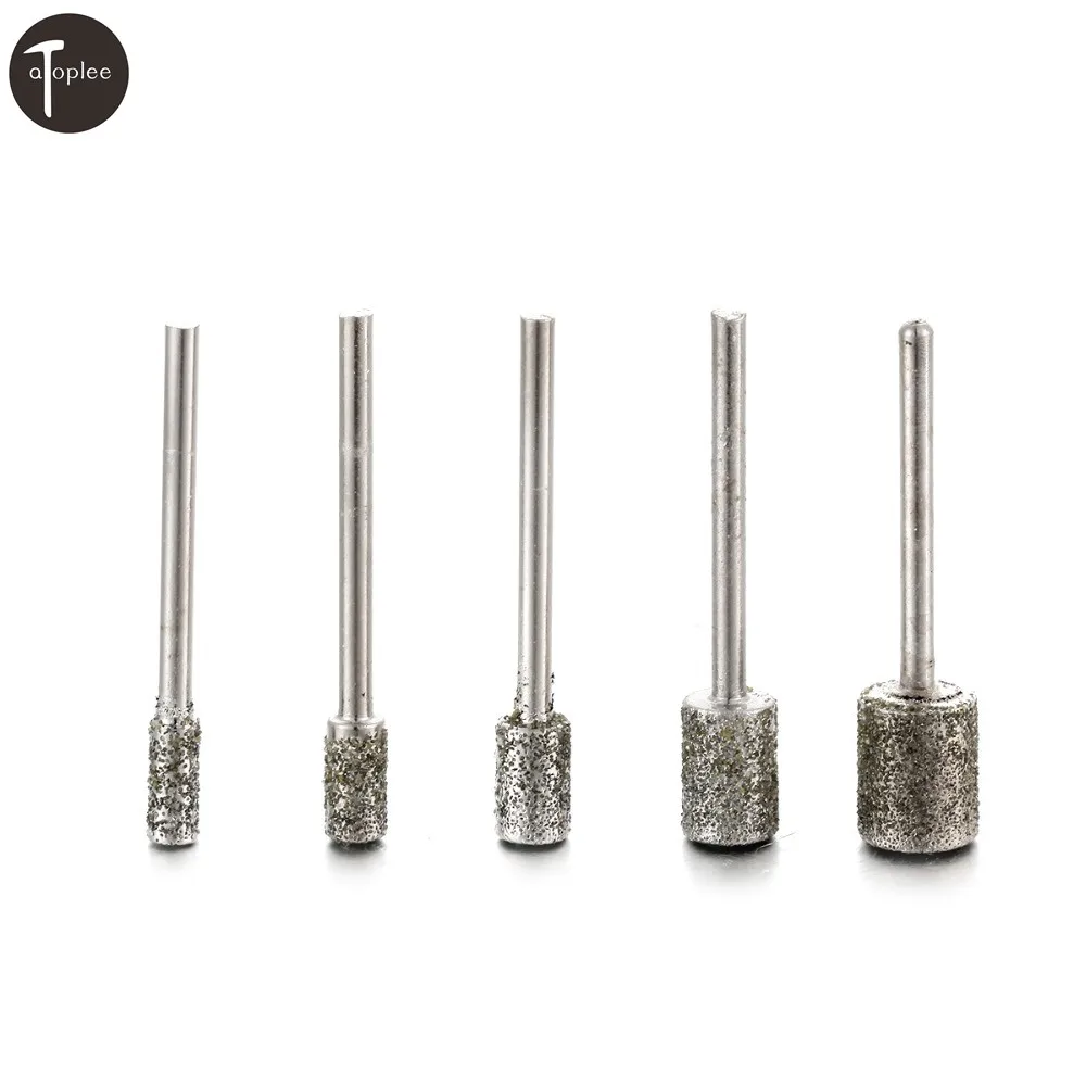 1PC Diamond Rotary Tool Grinding Head 3mm Abrasive Tool 4/5/6/8/10mm