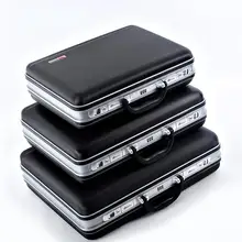 Мужской деловой портфель с алюминиевой рамой для ноутбука, инструменты, кассовый чехол для офиса, черный и винно-красный для женщин, 16, 18, 20 дюймов