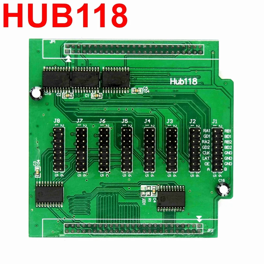 

LED control system Hub118 Conversion Card transfer board with 8*hub118 ports high quality