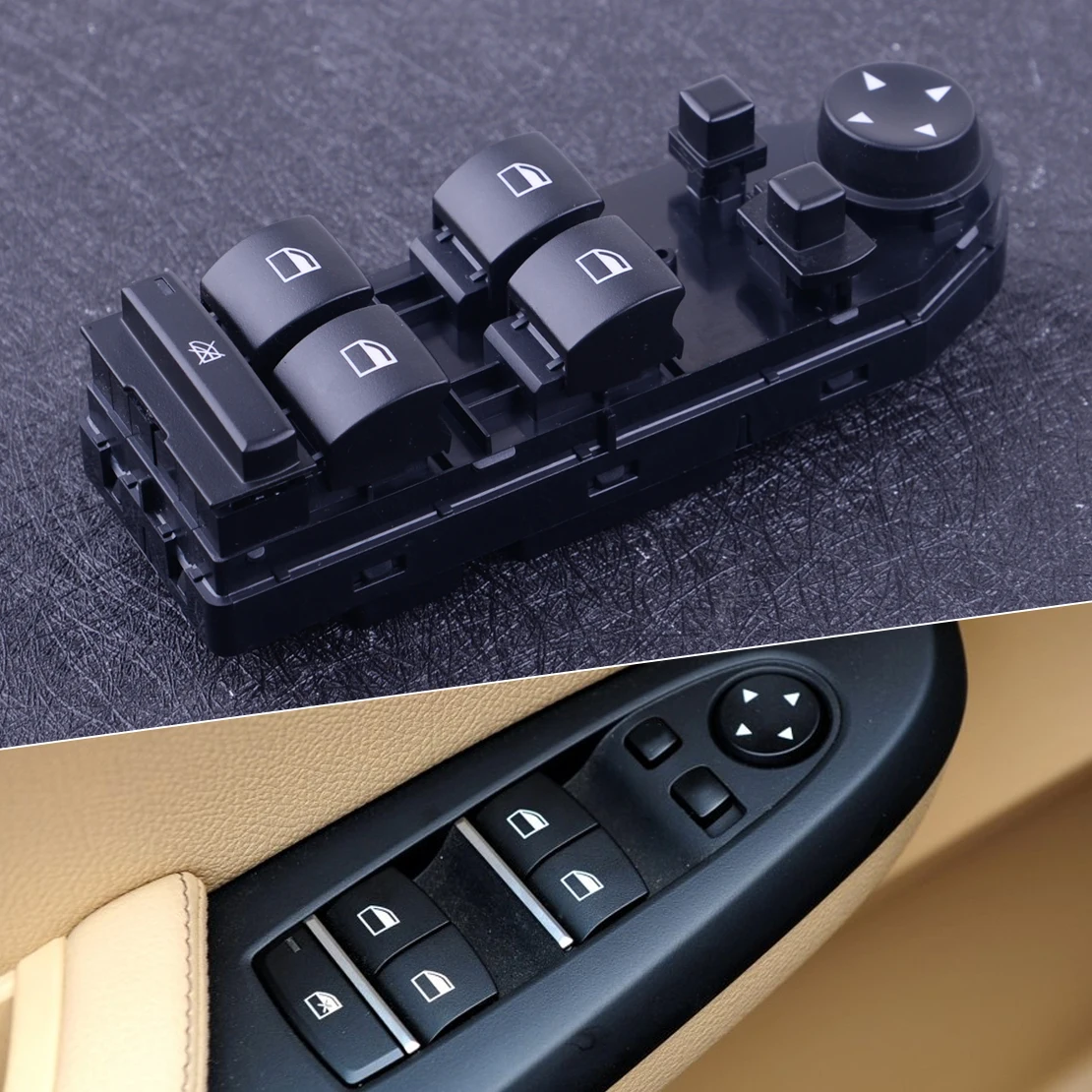

Fit For BMW X3 E83 2.5i 3.0i 3.0si models 2004-2007 2008 2009 2010 Driver Window Lifter Mirror Switch Control Unit 61313414355