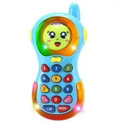 Электронный игрушечный телефон детский мобильный телефон Обучающие игрушки музыка ребенок младенческий телефон подарок