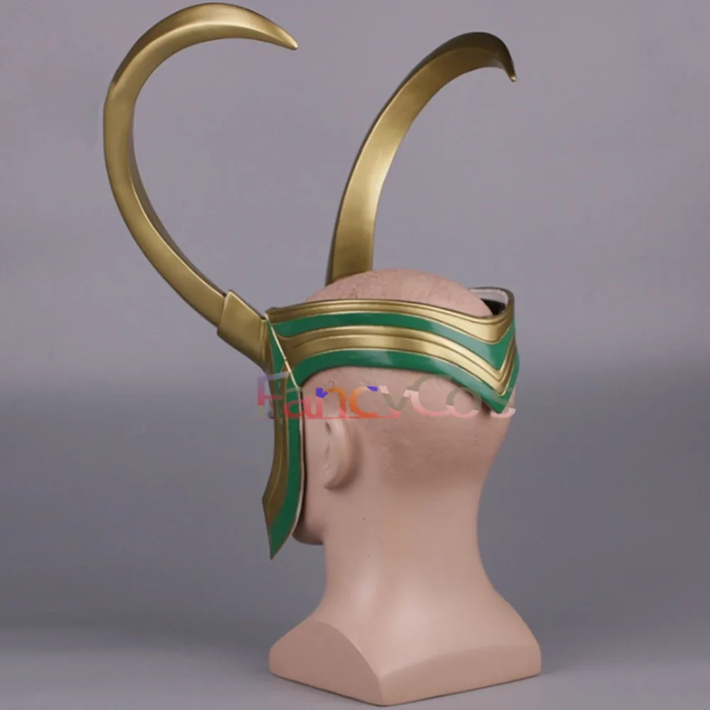 Thor  Ragnarök  Loki Laufeyson Mask Cosplay Helmet Halloween PVC Mask Props Gifts Mask High Quality 3
