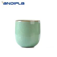 160 мл японская Longquan чайная чашка из селадона чайный набор кунг-фу бутик мастер чашка ручной работы фарфоровая чайная чаша керамическая креативная чашка