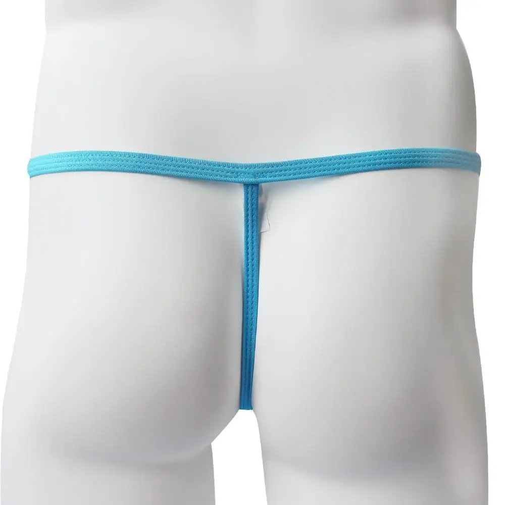 Swimwear Men Swimsuit G-string Thong Bikini Swimming Suit See Throng Sretchy Thong Briefs Bottoms Side Underwear Bathing Suit