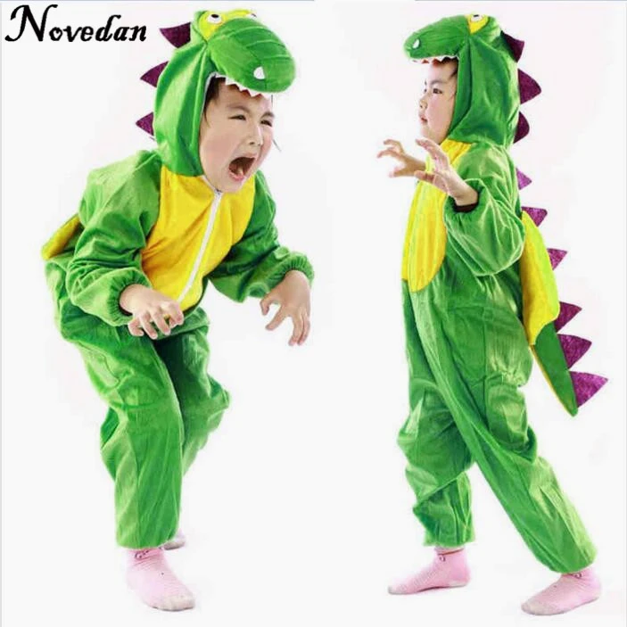 

Boy Girl Cute Cartoon Animal Dinosaur Costume Cosplay Clothing For Kids Baby Children's Day Costumes