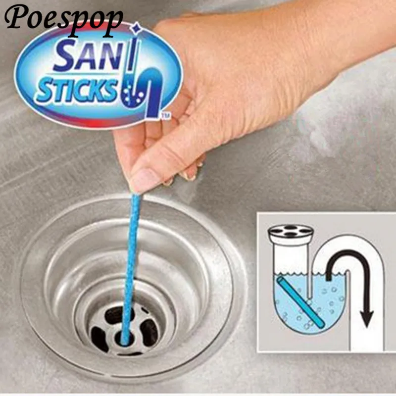 12pcs Set Sticks Sewage Decontamination To Deodorant The Kitchen Toilet Bathtub Drain Cleaner Sewer Cleaning Rod Free Ship Drain Strainers Aliexpress