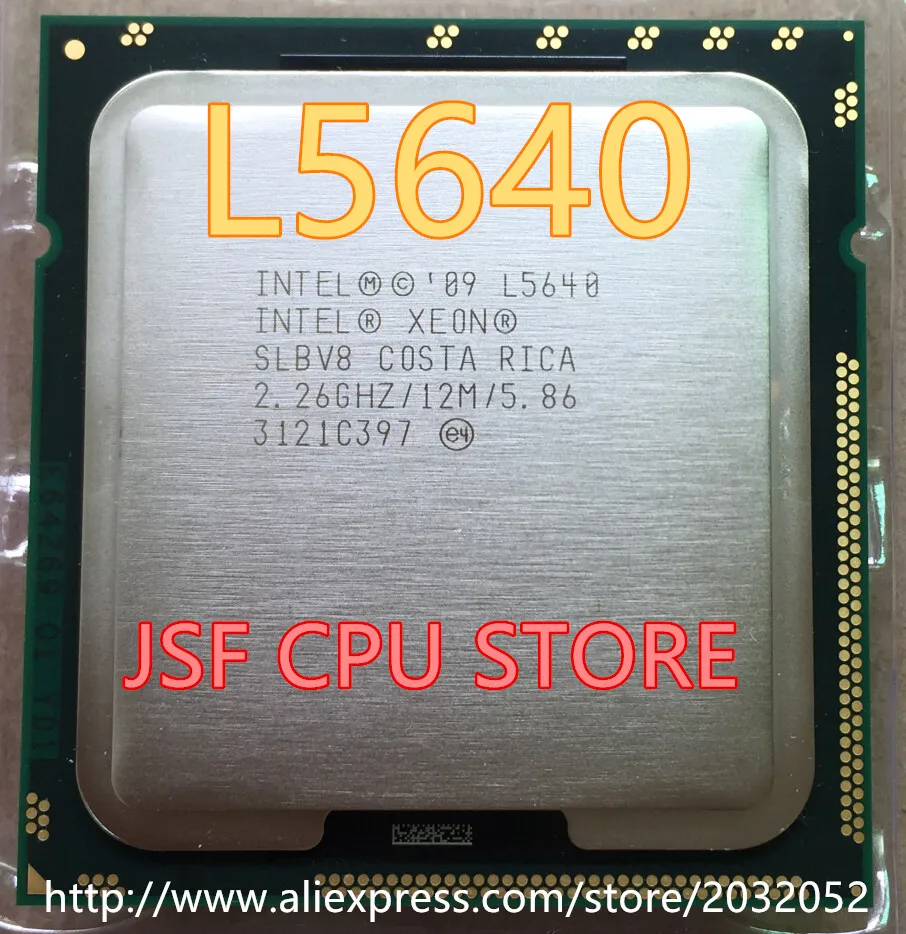 Процессор Intel Xeon L5640 l5640 для ПК центральный процессор компьютера 12 МБ 2 26 ГГц 60 Вт