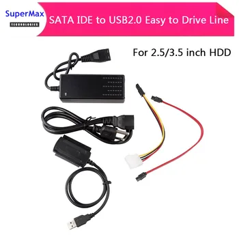 

SATA IDE to USB2.0 Easy to Drive line for 2.5/3.5 inch HDD Multifunction Converter