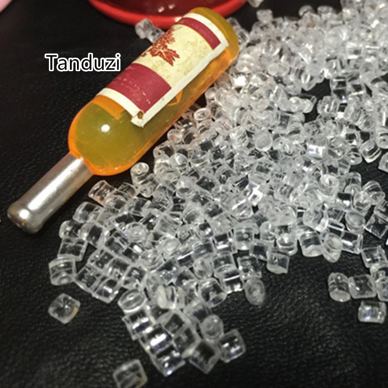 

Tanduzi 30g Plastic Miniature Ice Cubes Dollhouse Deco Parts Mini Pub Beer Ice Blocks PVC Fake Sugar Miniature Tapioca Drink DIY