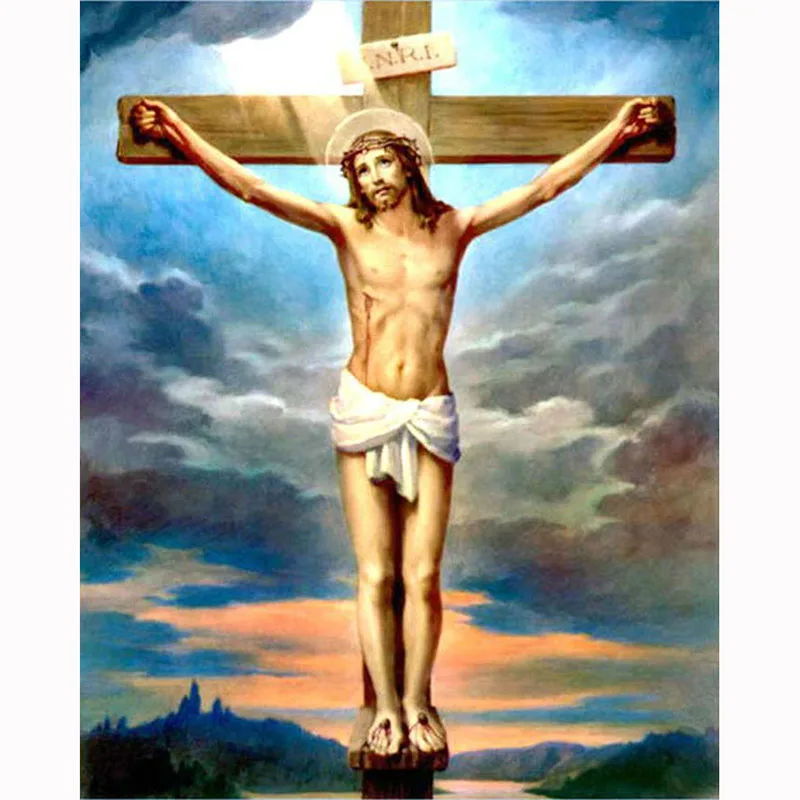 

Sentenced Jesus 5D Diy Full Square Stone Bead Drill Diamond Painting 3d Embroidery Rhinestone Cross Stitch Sticker KBL