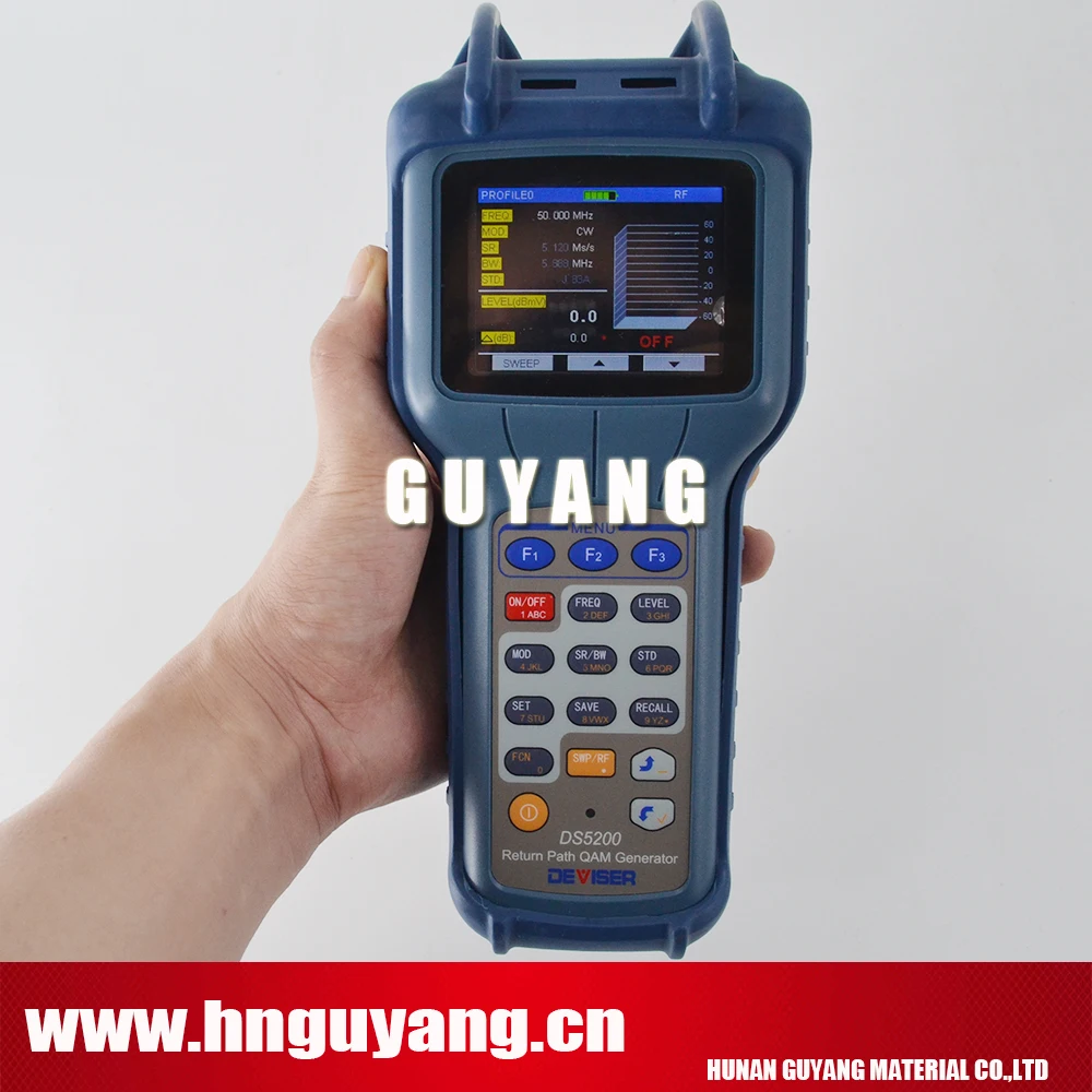 

Deviser DS5200 QAM QPSK TV Return-Path Signal Generator
